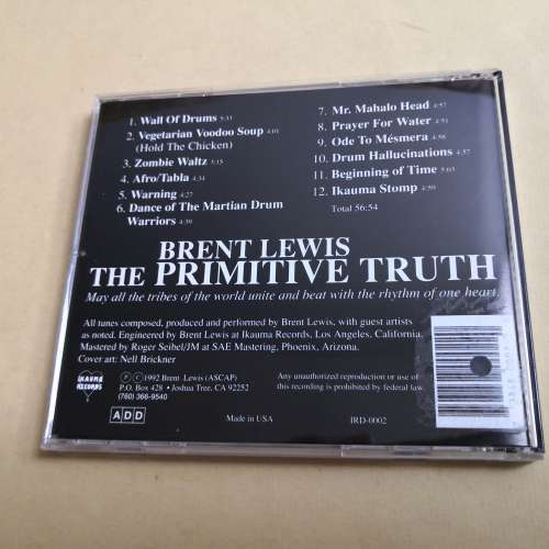 BRENT LEWIS THE PRIMITIVE TRUTH