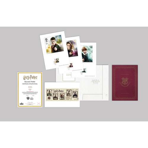 Royal Mail 皇家郵政(2018) Harry Potter Limited 10,000 set Stamp Bundle w/cert...