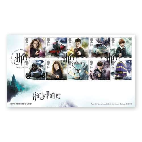Royal Mail 皇家郵政(2018) Harry Potter Limited 10,000 set Stamp Bundle w/cert...