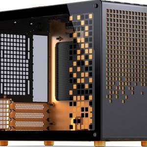 JONSBO黑色小型电腦AMD Ryzen5 娛樂遊戲工作剪片，细細部足料100%可用