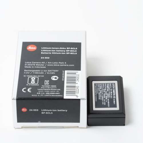 || Leica Lithium-ion Battery BP-SCL5 for Leica M10 - 24003 from $700 ||