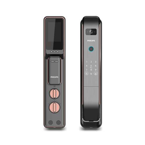 飛利浦智能門鎖 DDL 303 古銅, 黑矅石, 視像智能鎖 全行貨4年保