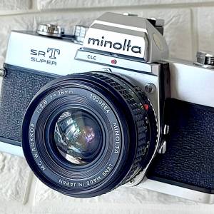 Minolta SRT SUPER MC W. Rokkor 28mm/2.8*市場少有新淨＊