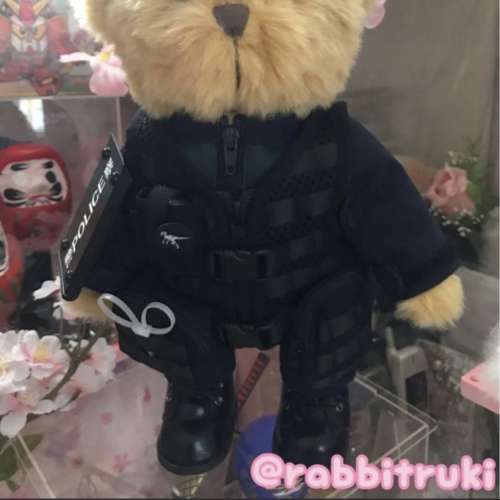 😎香港警察💖速龍小隊STS熊熊🐻公仔