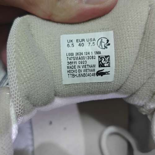 99%新 Lacoste 波鞋 （40size.7.5usa.6.5uk)