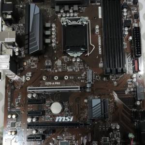 MSI Z370-A PRO ATX主版 Socket 1151 支援8、9代CPU