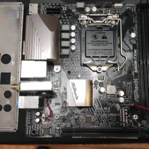 ITX主版 B460M-ITX/ac ((正版Window11Home)) 內置WiFi藍芽 Socket 1200 支援10代CPU