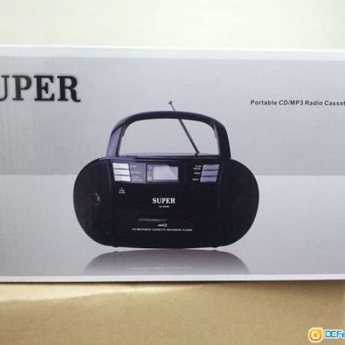 Super三合一流動手提CD收音機卡式機戶外家居佳宜