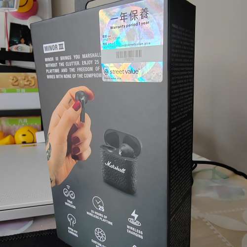 100％ New - Marshall minor III - True wireless - head phone