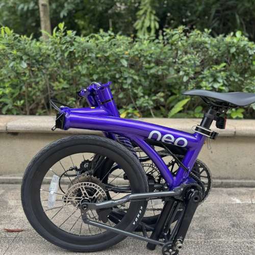 (預訂版電變12速) 2025最新款JAVA NEO 電變12速碟剎349鋁合金折叠車（三折叠小布國...