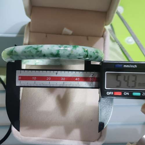 天然翡翠花青手鐲