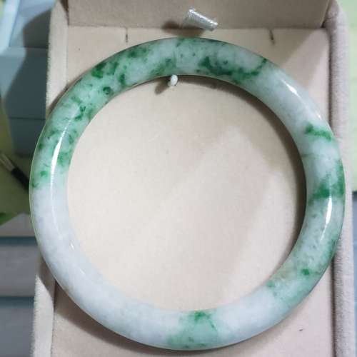 天然翡翠花青手鐲