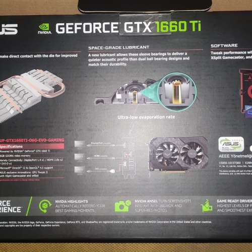 出TUF-GTX1660TI-O6G-EVO-GAMING