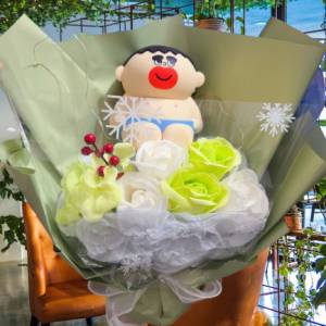 睇下文‼️接急單·獨家原創 正版大麻成公仔花束 大麻成畢業花束‼️Exclusive Ori...