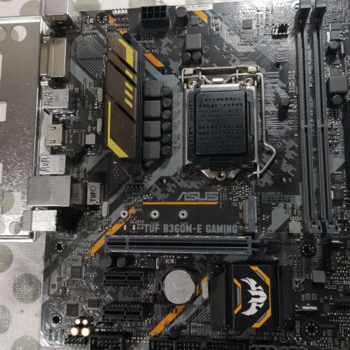 TUF B360M-E GAMING Micro ATX主板 ((正版Window11Pro啟動碼)) Socket 1151