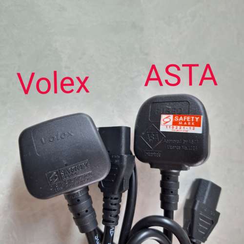 VOLEX , ASTA 電源線  250V 13A