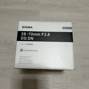 Sigma 28-70 F2.8 L mount