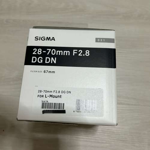 Sigma 28-70 F2.8 L mount