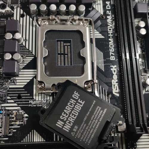 AsRock B760M-HDVM.2 D4 Micro ATX主板  Socket 1700