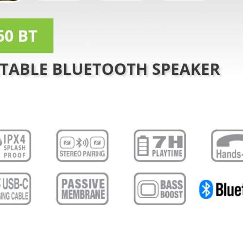 MUSE Portable Bluetooth Speaker