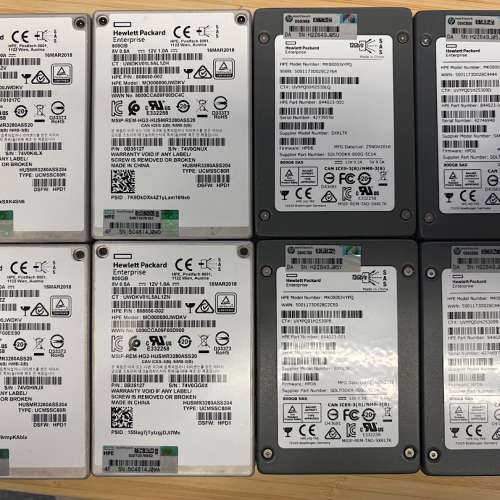 HPE 800 SAS SSD 2.5”