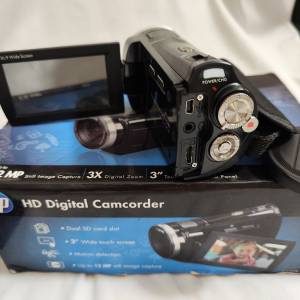 HP V5060h Black CMOS 3.0" LCD HD Flash Memory Camcorder