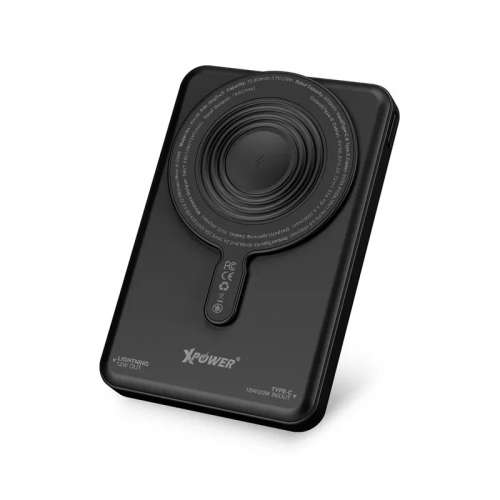 [Black] Xpower XP-M10Q Type-C+Lightning 10000mAh PowerBank w/wireless charge+Sta