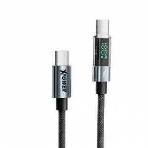 XPower XP-UC100D USB2.0 Type-C Cable [BK][LED][100w][1M]