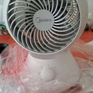 美的 Midea 6吋座檯循環扇 (白色) - FTC1525D 風扇