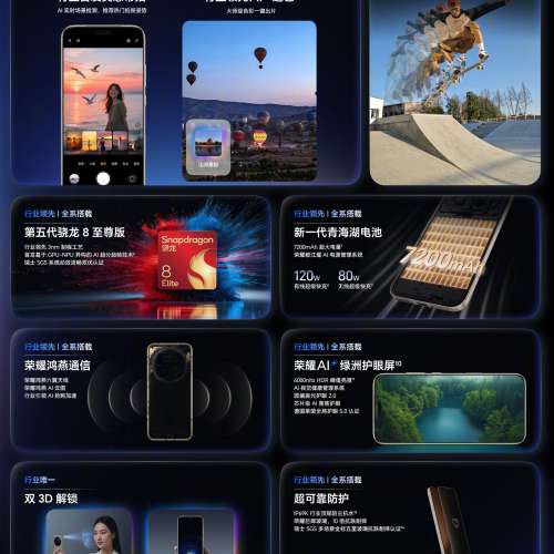 (優先預訂）全新🆕 榮耀 Honor Magic 8 Magic8 Pro 12/16+256/512/1TB YOYO智能體 2...