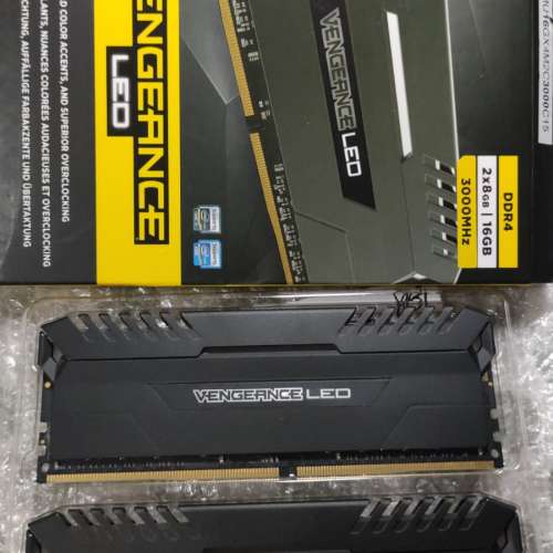 Desktop Ram Corsair 8Gx2 共16GB DDR4 3000 （CMU16GX4M2C3000C15）