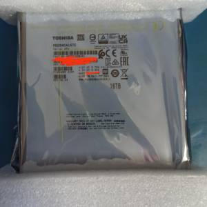 Toshiba 16TB 企業版硬盤MG08ACA16TE  港行建建保，全新未開封（24年5月出廠），剩...