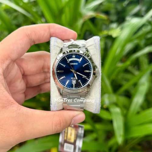 Montres Company 香港註冊公司(32年老店) 卡西歐 CASIO 不鏽鋼錶帶 MTP-1370D-2A2 ...