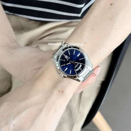 Montres Company 香港註冊公司(32年老店) 卡西歐 CASIO 不鏽鋼錶帶 MTP-1370D-2A2 ...