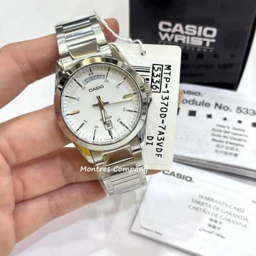 Montres Company 香港註冊公司(32年老店) 卡西歐 CASIO 不鏽鋼 不鏽鋼錶帶 MTP-137...