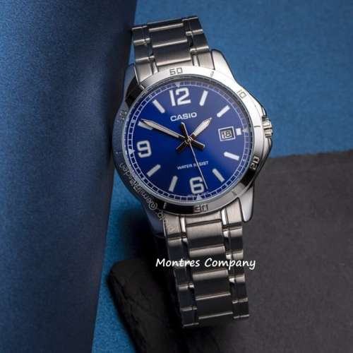 Montres Company 香港註冊公司(32年老店) 卡西歐 CASIO 不鏽鋼錶帶 MTP-V004D-2B ...