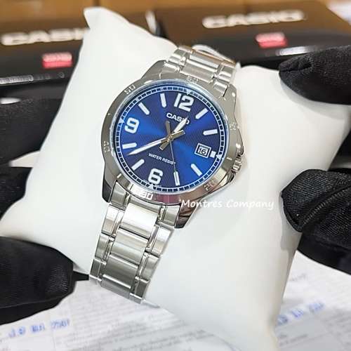 Montres Company 香港註冊公司(32年老店) 卡西歐 CASIO 不鏽鋼錶帶 MTP-V004D-2B ...