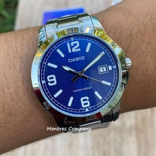 Montres Company 香港註冊公司(32年老店) 卡西歐 CASIO 不鏽鋼錶帶 MTP-V004D-2B ...