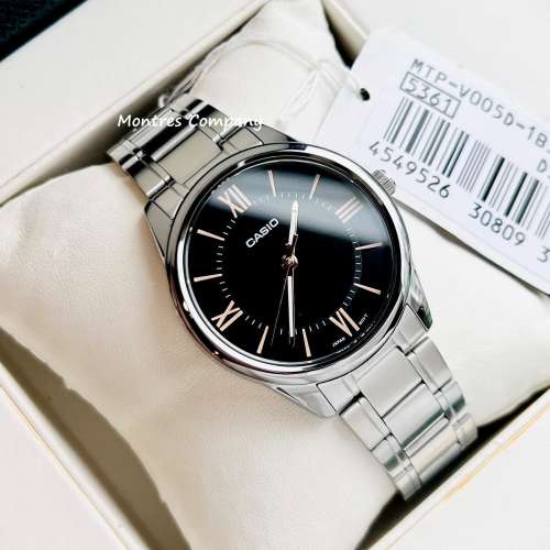 Montres Company 香港註冊公司(32年老店) 卡西歐 CASIO 不鏽鋼 不鏽鋼錶帶 MTP-V00...