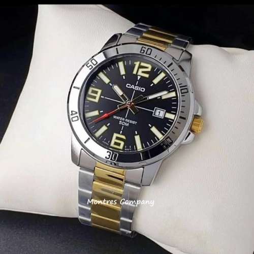 Montres Company 香港註冊公司 (32年老店) 卡西歐 CASIO MTP MTP-VD01SG-1B 運動型...