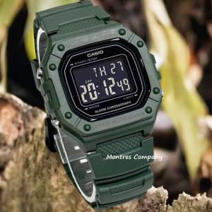 Montres Company 香港註冊公司(32年老店) 卡西歐 CASIO W-218H-3B 七年電池壽命 軍...