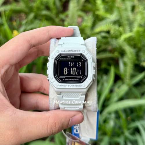 Montres Company 香港註冊公司(32年老店) 卡西歐 CASIO W-218H-8B 七年電池壽命 灰...