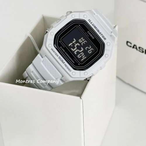 Montres Company 香港註冊公司(32年老店) 卡西歐 CASIO W-218H-8B 七年電池壽命 灰...