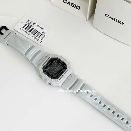 Montres Company 香港註冊公司(32年老店) 卡西歐 CASIO W-218H-8B 七年電池壽命 灰...