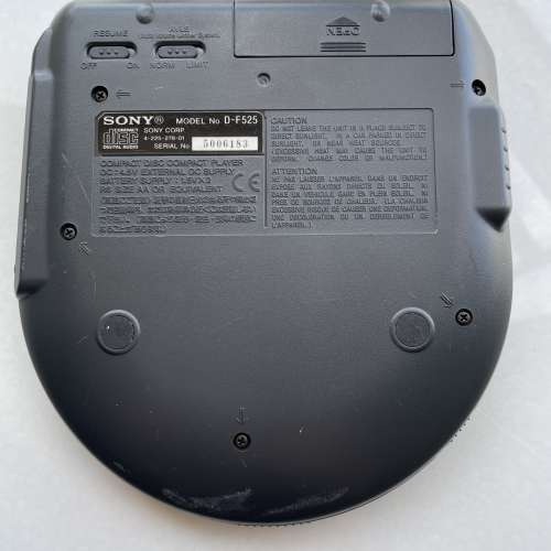 Sony D-F525 CD Walkman discman cd player 全正常