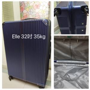 法國Elle 32吋可擴旅行行李箱 France 35kg all direction tsa travel luggage suit...