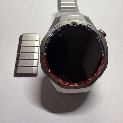Huawei Watch GT 5 Pro 46mm 鈦空銀 鈦金屬錶帶