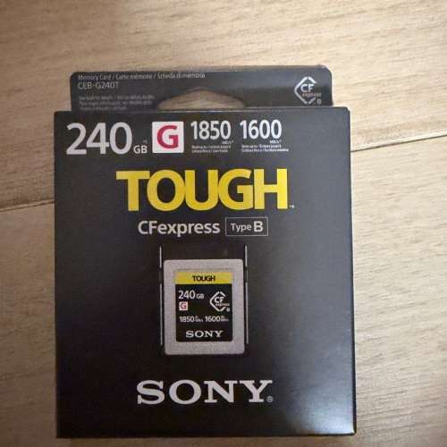 Sony CFexpress Type B 240GB 記憶卡
