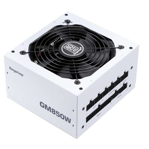 Segotep 鑫谷 850W GM850W White Power Supply 冰山版（ ATX3.1/PCIe5.1）