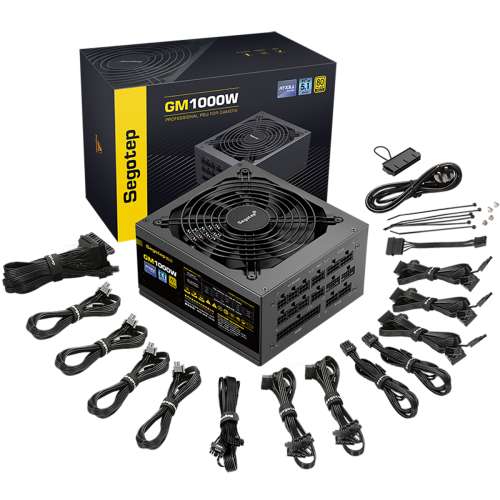 Segotep 鑫谷 1000W GM1000W Power Supply （ATX3.1/PCIe5.1）